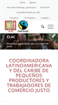 Mobile Screenshot of clac-comerciojusto.org
